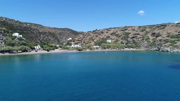 Apokofto beach at Chrisopigi near Faros on Sifnos island in cyclades in Greece