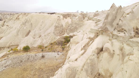 Aerial View Cappadocia Landscape