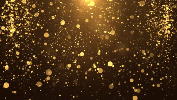 Gold particles awards is a motion graphics.