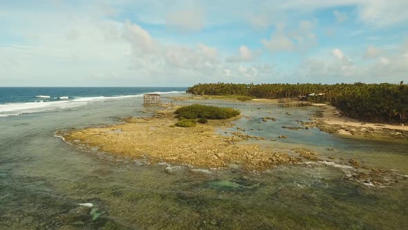 Coast of the Sea with Surf.