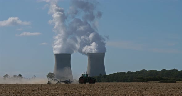 Nuclear power station,Dampierre-en-Burly,  France