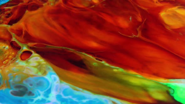 Abstract Psychedelic Sacral Paint Swirling And Explosion Background alt