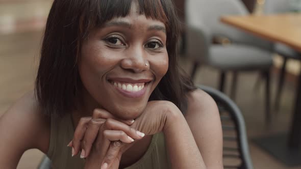 Portrait of Smiling African Woman