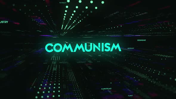 Sci Fi Digital Economics Word Communism