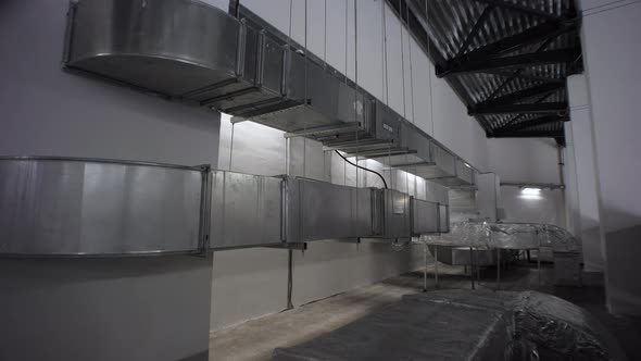 Air Ventilation System in an Industrial Building
