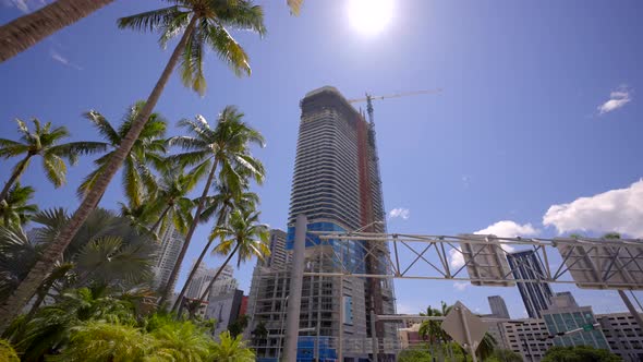 Society Tower Miami Biscayne 4k Motion Video