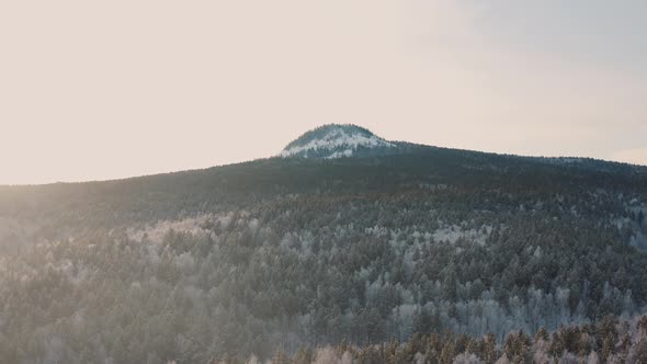 The Black Sopka The Kara-Dag hill The peak of the Torgash ridge Ancient extinct volcano Siberia