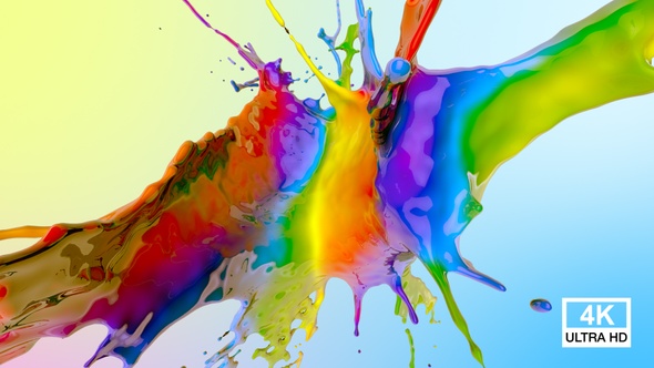 Multicolor Paints Drops Splash V5 alt