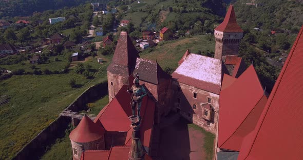 Corvin Castle In Transylvania, Romania