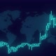 Forex Trading Graph chart over World - VideoHive Item for Sale