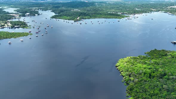 Stunning landscape of Amazon Forest at Amazonas State Brazil.