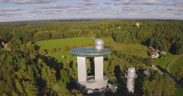 EthnoCosmological Museum and Modern Observatory in Moletai Lithuania Europe SEPTEMBER 26 2021