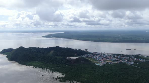 The Beaches at the most southern part of Borneo Island