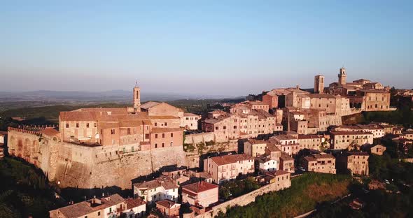 Montepulciano at Sunset