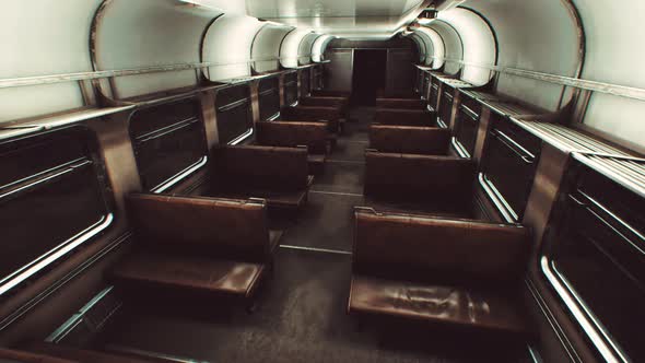 Interior of Old Soviet Electric Train