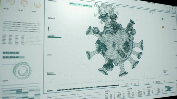 Close inspection of the coronavirus structure using a modern computer program