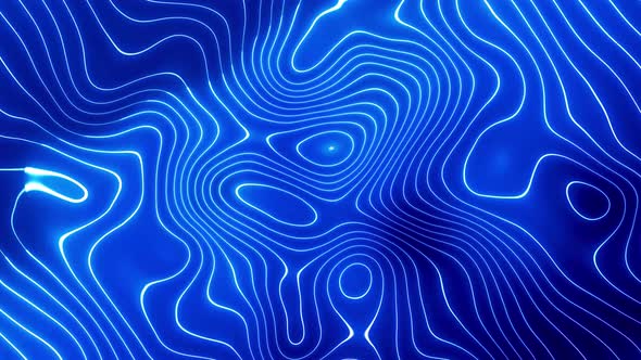 Glowing shiny line blue color wave abstract background. Vd 238