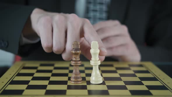 Chess business game. 