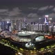 Aerial footage of night landscape in Shenzhen city,China,Hyperlapse - VideoHive Item for Sale