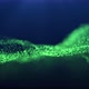 Green particle wave background with Nature light - 4K Resolution - VideoHive Item for Sale