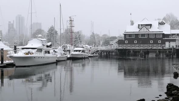 Winter City - Snowy Harbour