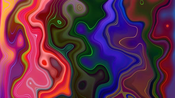 Colorful Wavy Liquid Animated Background