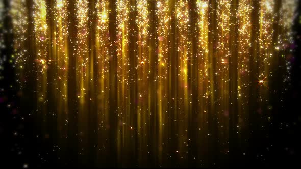 Abstract Gold Particle Confetti and Glitter Rain  alt