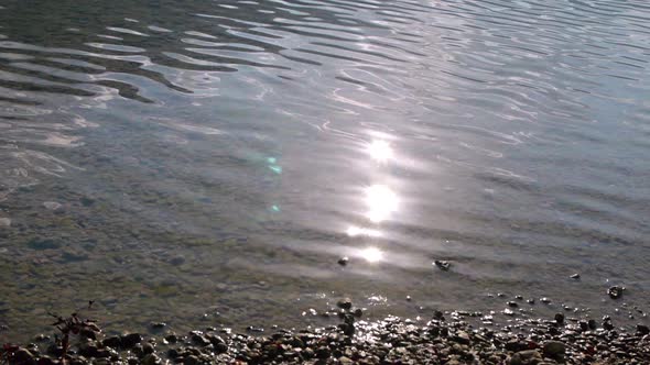 Sun Glitter on a Lake