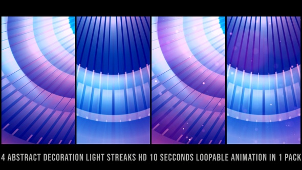 Decoration Light Streaks Blue Pack alt