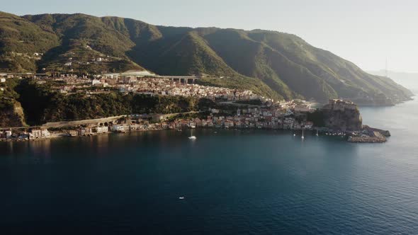 Scilla City in Calabria near the Sea