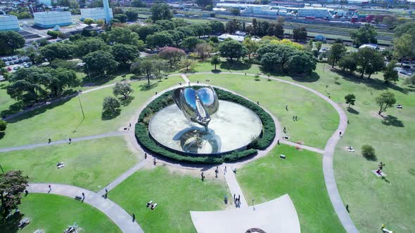 Buenos Aires Argentina. Downtown landscape of tourism landmark city.