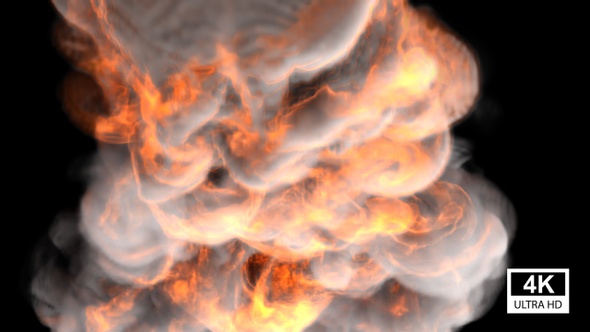 Elegant Fire Smoke 4K 02 alt