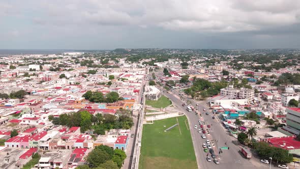 Campeche wall to protect the city of pirates