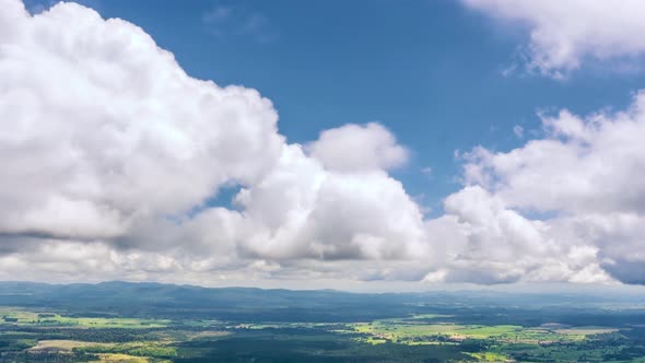 Clouds Above Green Nature