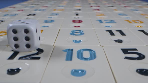 Traditional Legendary Gamble Okey Game Pieces with Colorful Numbers