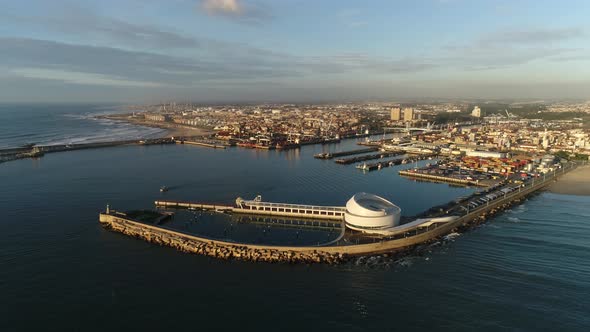 Harbour and City of Matosinhos, Portugal