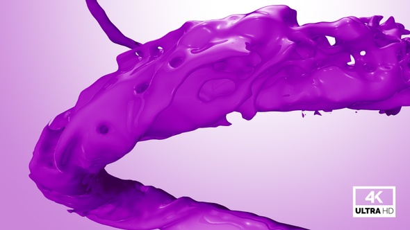 Circle Purple Paint Splash V2