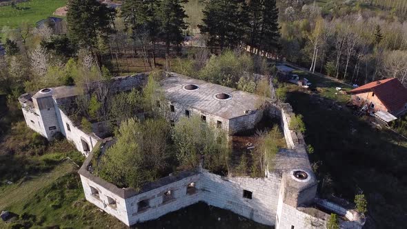 Old Abandoned Military Fort 