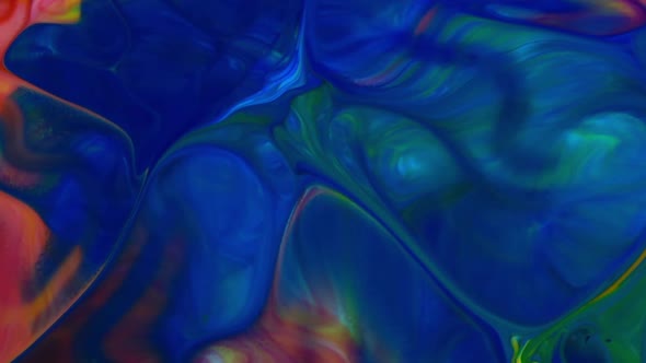 Abstract Colorful Sacral Liquid Waves Texture 384