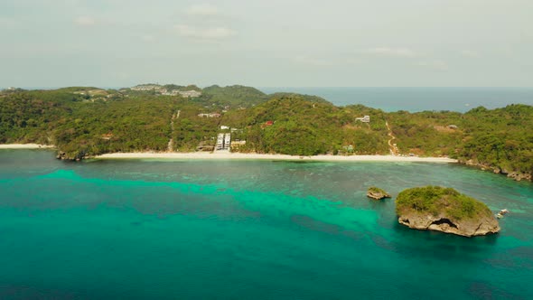 Seascape with Beah on the Island of Boracay, Philippines