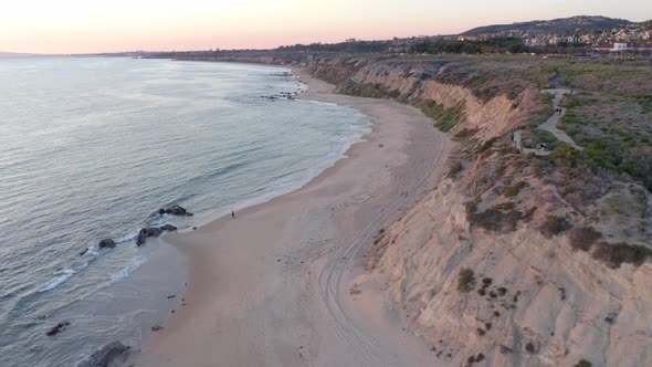 Seashore, aerial landscape. 