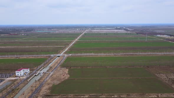 Rural Villages and Farms, Aerial Chongming