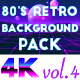 80's Retro Futuristic Background Pack Vol.4 - VideoHive Item for Sale