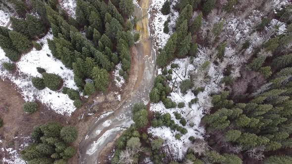 Flight over Ravine Creek