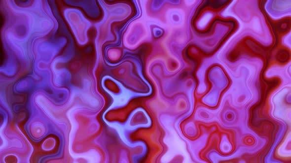 Blue Red Smooth Marble Liquid Animation