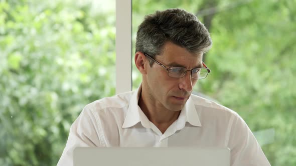 Man with glasses