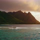 Aerial View of Tropical Hawaiian Island at Sunset - VideoHive Item for Sale