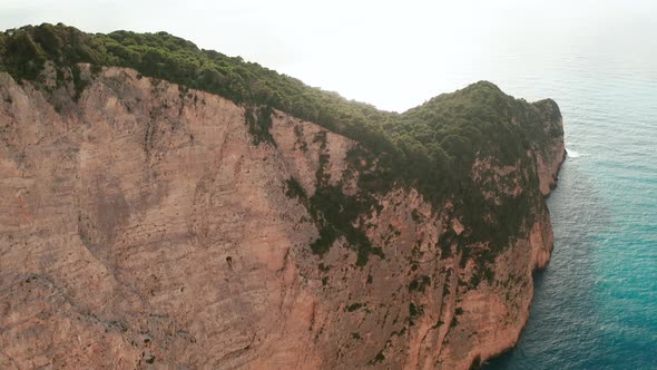 Navagio Bay and Ship Wreck Beach in Summer. Zakynthos, Greece in the Ionian Sea