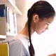 Asian teenager student reading a book in school library. - VideoHive Item for Sale