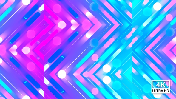 Gradient Colorful Geometric Pattern 4K